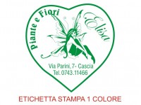 Etichette adesive grandi per fioristi, fiorai e vivaisti (mm 43x43)  (cod.27G)